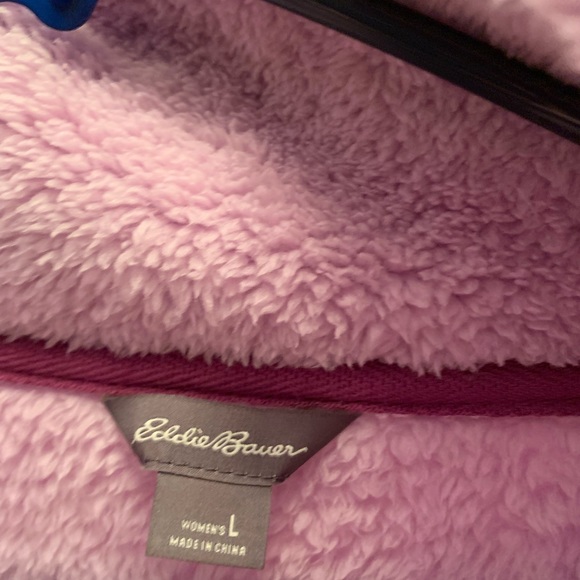 Eddie Bauer Sherpa Fleece Jacket. - Picture 4 of 6